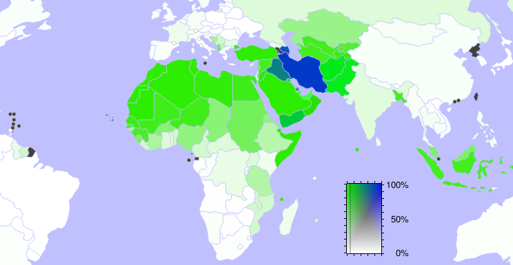 Islambycountrysmooth 1 - Muslims in the world.