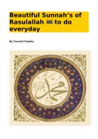 26863499BeautifulSunnahsof 1pdf - Beautiful Sunnah's To Do Everyday of Our Lives!