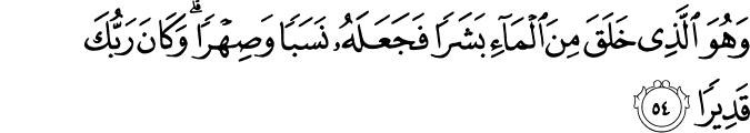 25 54 1 - Ayat of the Day