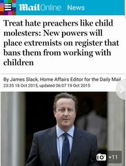 cyQ9B 1 - David Cameron to unveil new crackdown on “extreme” Muslims
