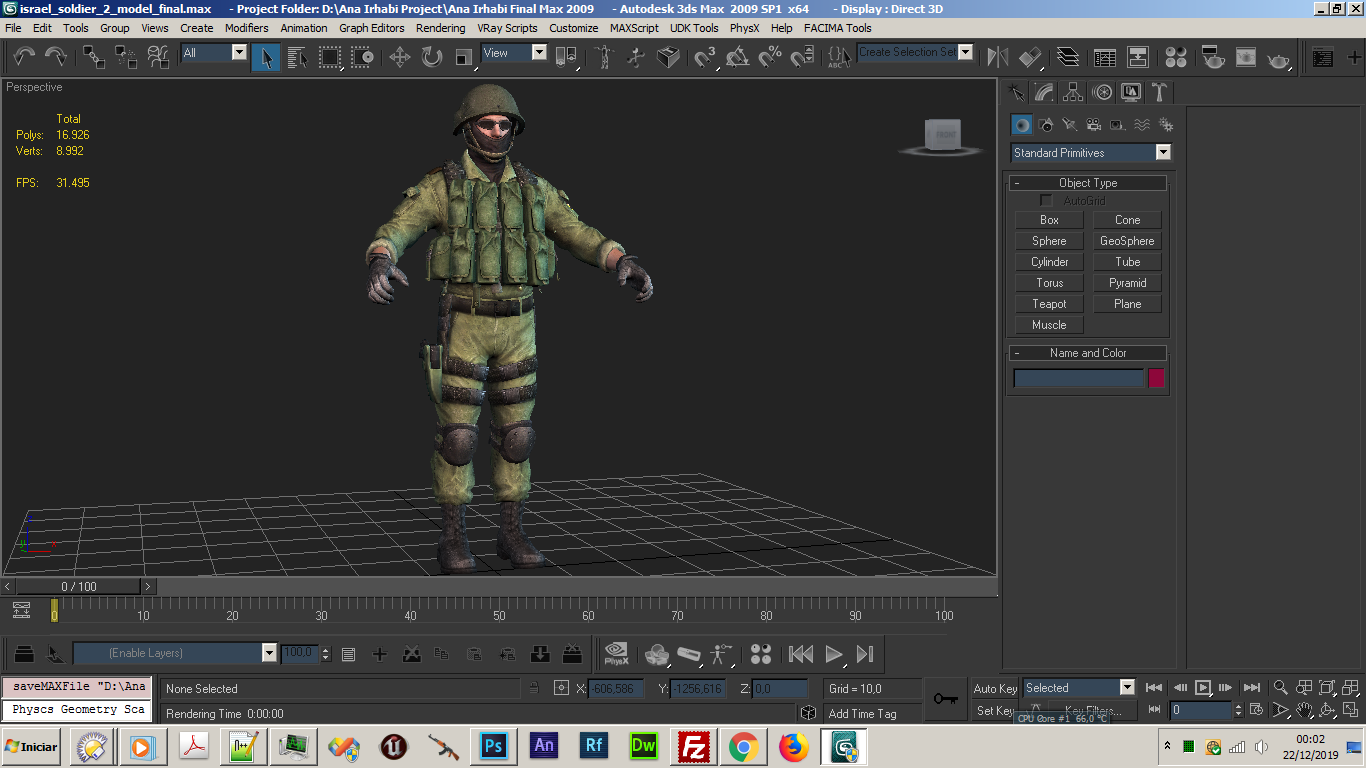 New Updated Model for Zionist Soldier  W 2 - I am developing a game about Palestine Resistance