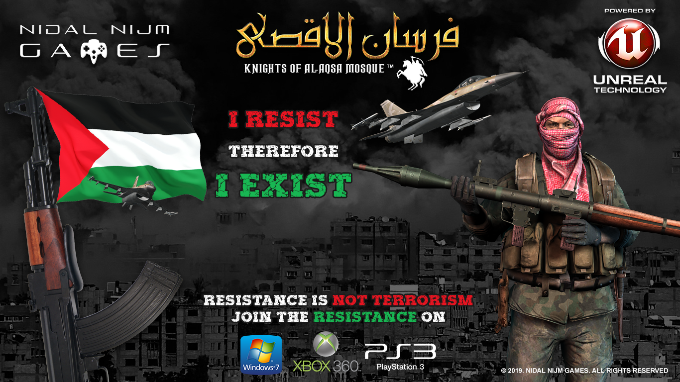 resistance not terrorism final 1 - I am developing a game about Palestine Resistance