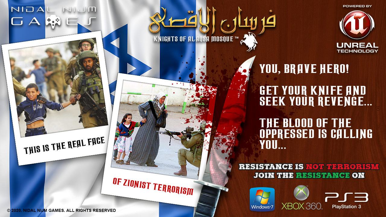 Fursan alAqsa  Stab them with a Knife Fi 1 - I am developing a game about Palestine Resistance