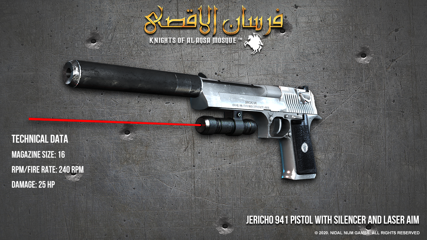 Fursan alAqsa Weapons Showcase Jericho1 1 - I am developing a game about Palestine Resistance