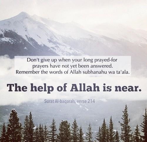 helpofallah 1 - Going Through Hardship? Do not loose hope, nor be sad